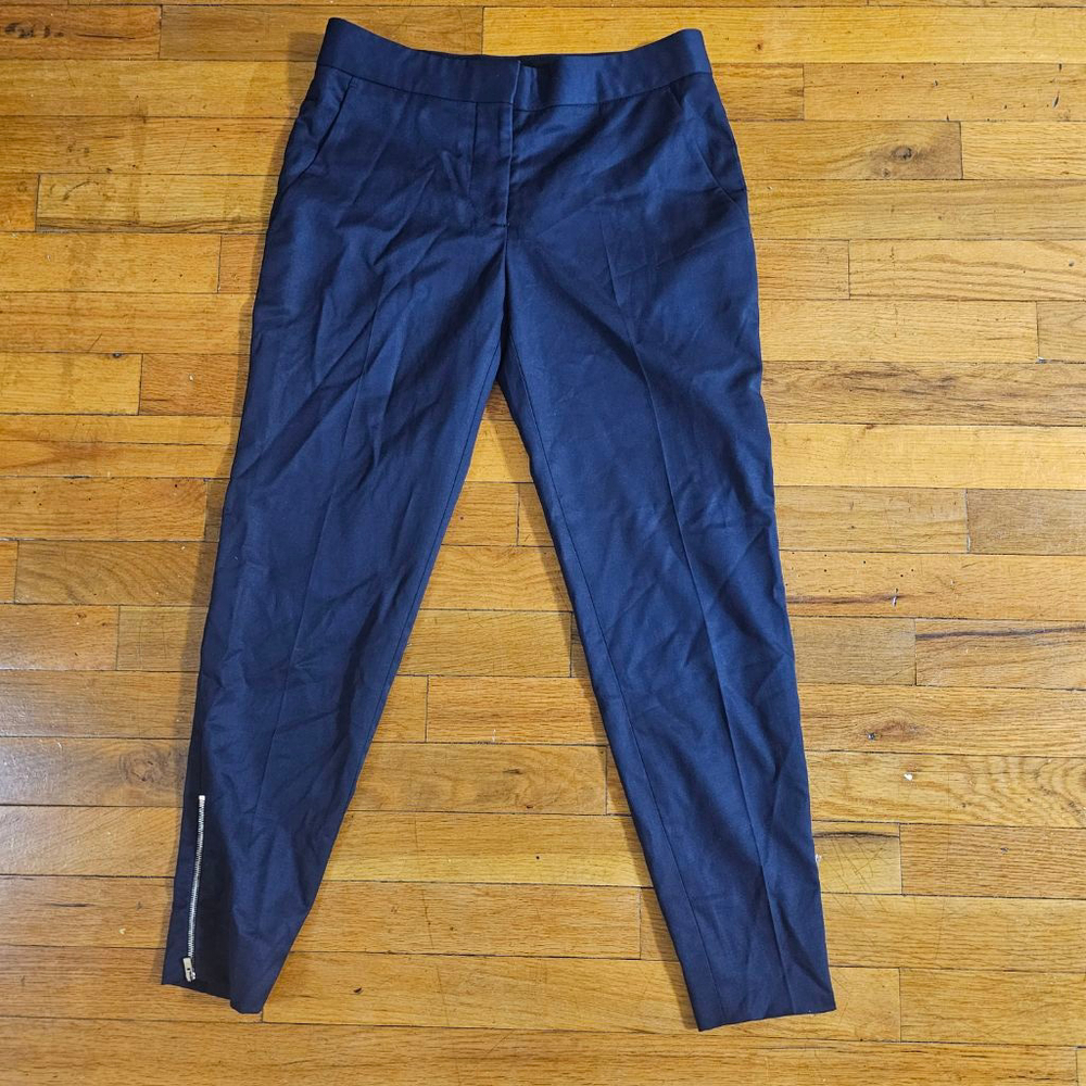 Stella McCartney Navy Wool Ankle Pants US 4 EU 36